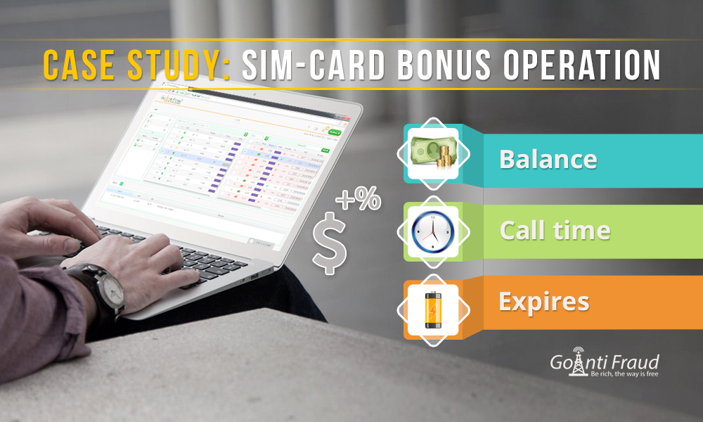 Case Study: SIM-card bonus operation