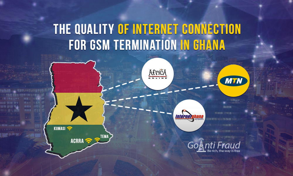 The Quality of Internet Connection for GSM Termination in Ghana