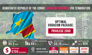 Democratic Republic of Congo: Vodacom Packages for Termination 