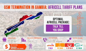 GSM терминация в Гамбии: тарифные планы Africell