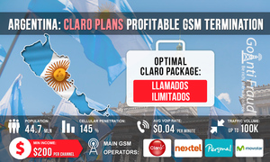 Argentina: Claro plans for profitable GSM termination