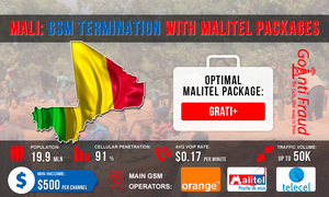 Mali: GSM Termination with Malitel Packages