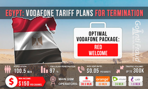 Egypt: Vodafone tariff plans for termination