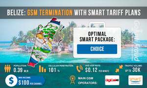 Belize: GSM termination with Smart tariff plans