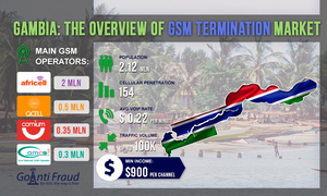 Обзор рынка GSM терминации в Гамбии