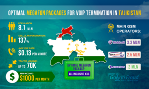 Tajikistan: Optimal Megafon Packages for VoIP Termination 