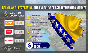 Обзор рынка GSM терминации в Боснии и Герцеговине