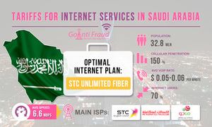 Tariffs on Internet Services in Saudi Arabia