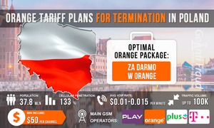 Тарифные планы Orange для терминации в Польше
