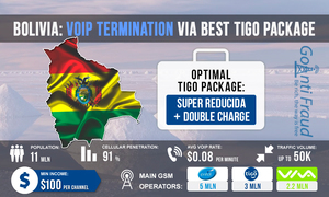 Боливия: оптимальный пакет Tigo для VoIP терминации