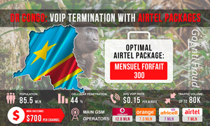 DR Congo: VoIP Termination with Airtel Packages