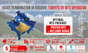 Voice termination in Kosovo: MTS operator rates