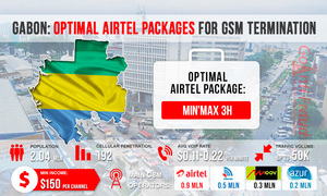 Gabon: the Best Airtel Packages for GSM Termination
