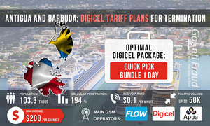 Антигуа и Барбуда: тарифные планы Digicel для терминации