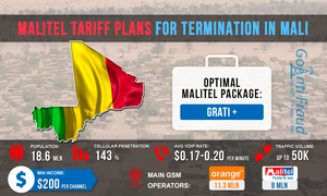 Выгодные пакеты Malitel для терминации в Мали