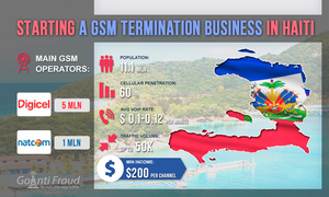 Старт бизнеса в области GSM терминации в Гаити