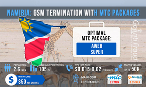 Namibia: GSM Termination with MTC Packages