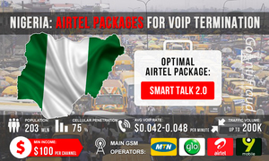 Nigeria: Airtel packages for VoIP termination