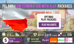Poland: GSM Termination with Play Packages