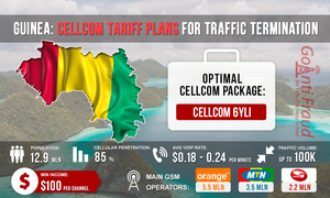 Гвинея: тарифные планы Cellcom для VoIP терминации