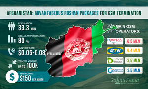 Afghanistan: Advantageous Roshan Packages for GSM Termination