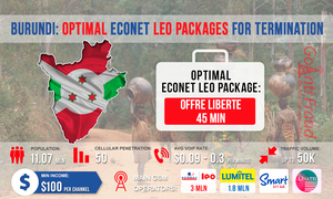 Бурунди: оптимальные пакеты Econet Leo для терминации