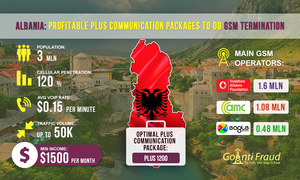 Albania: Profitable Plus Communication Packages to Do GSM Termination