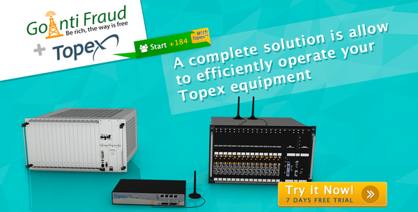 Voip терминация с оборудованием Topex