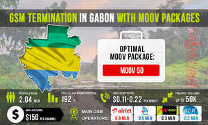 Gabon: GSM Termination with Moov Packages