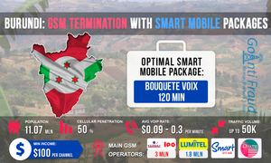 Burundi: GSM Termination with Smart Mobile Packages