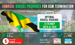 Ямайка: пакеты Digicel для GSM терминации
