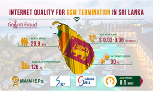 Качество интернета для GSM терминации в Шри-Ланке