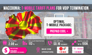 Macedonia: VoIP Termination via T-Mobile Tariff Plans